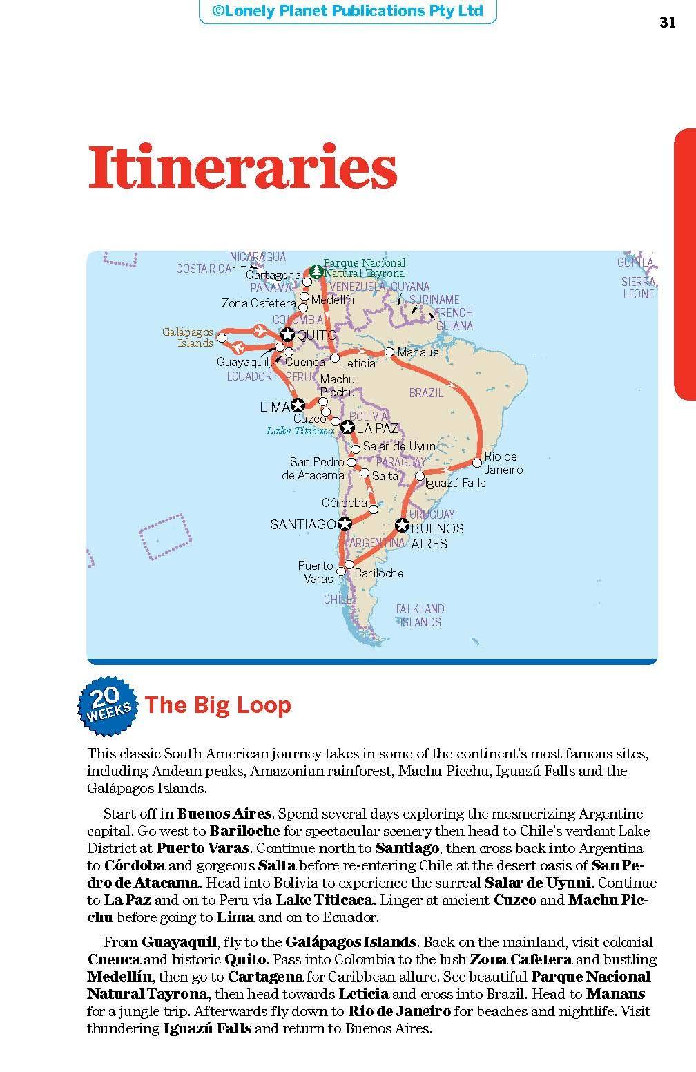 Guide de voyage (en anglais) - South America | Lonely Planet guide de voyage Lonely Planet 
