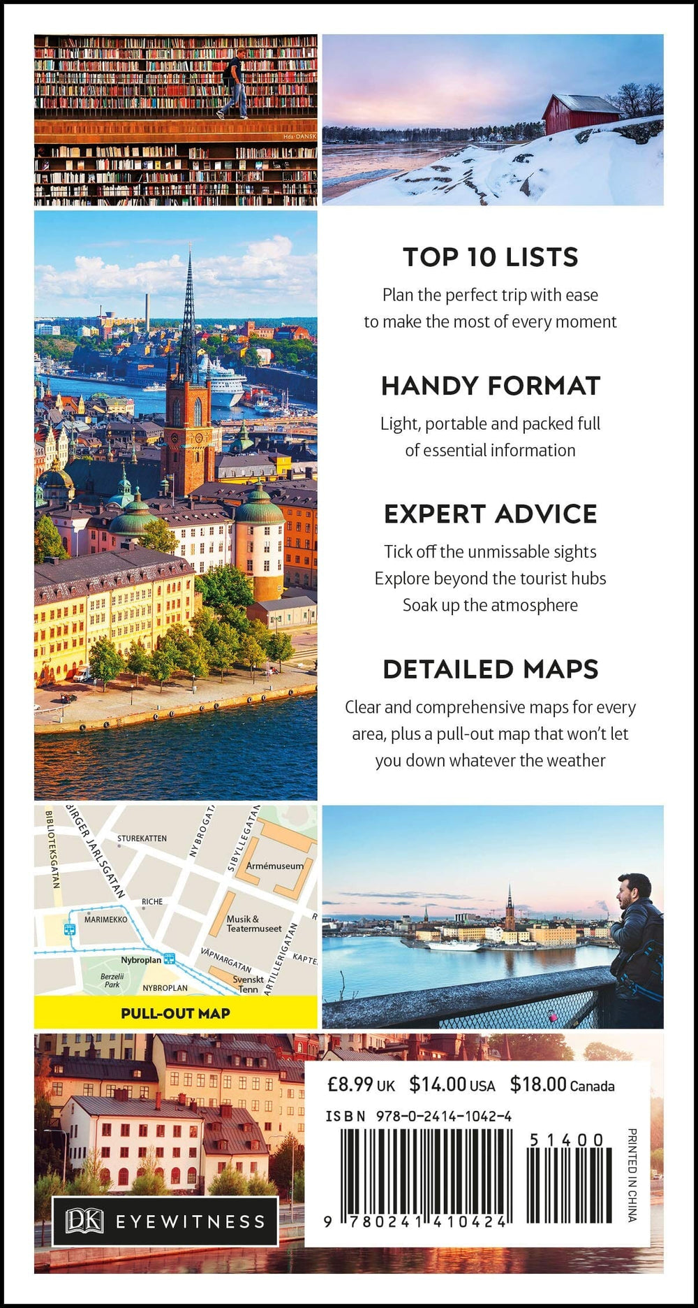 Guide de voyage (en anglais) - Stockholm Top 10 | Eyewitness guide petit format Eyewitness 