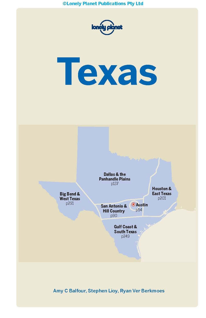 Guide de voyage (en anglais) - Texas | Lonely Planet guide de voyage Lonely Planet EN 