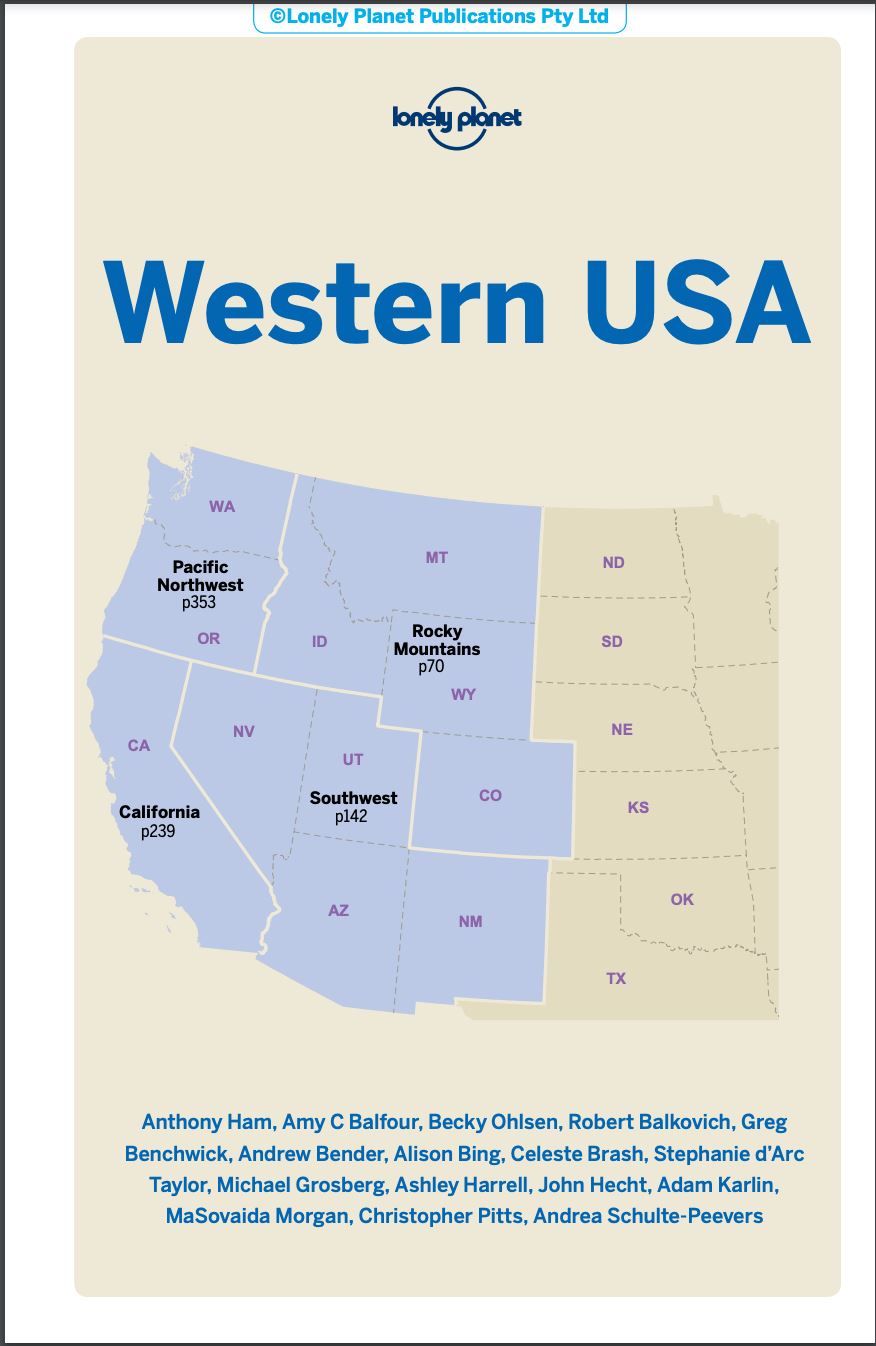 Guide de voyage (en anglais) - USA Western | Lonely Planet guide de voyage Lonely Planet EN 