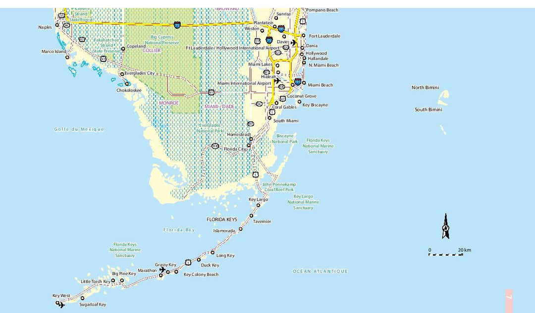 Guide de voyage - Miami, les keys, parcs nationaux 2020/21 | Petit Futé guide de voyage Petit Futé 