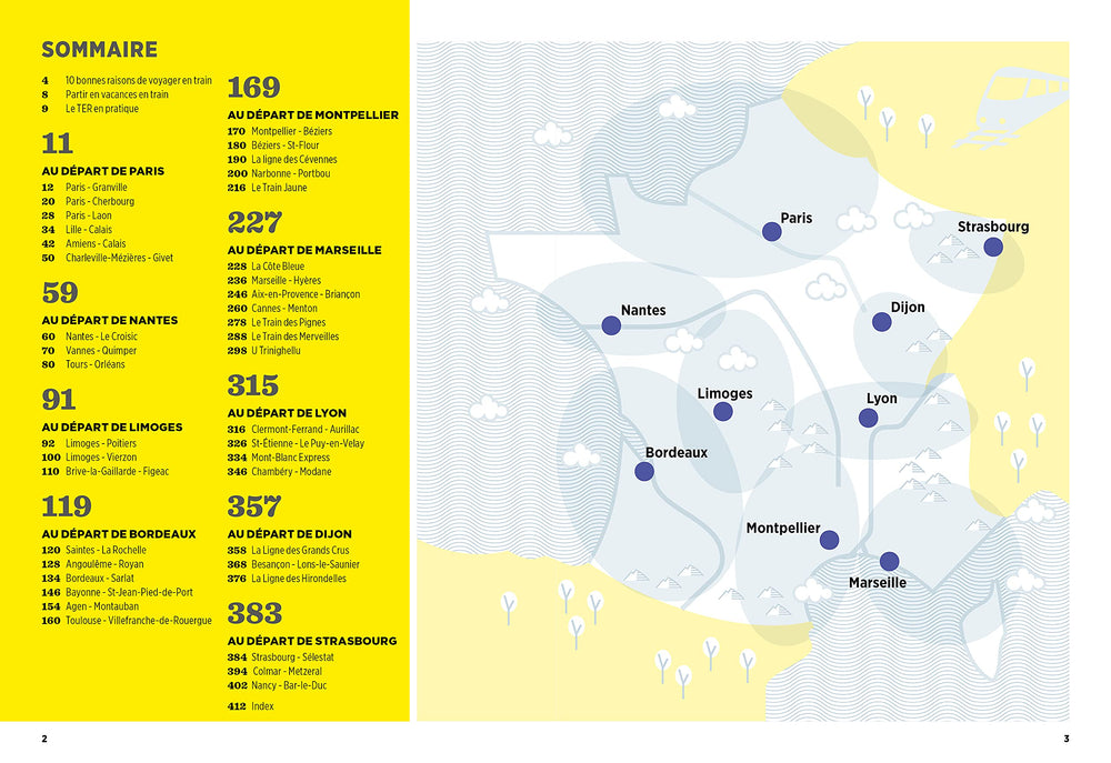 Guide de voyage - Vacances en train : 40 voyages pour parcourir la France - Édition 2021 | Michelin guide de voyage Michelin 