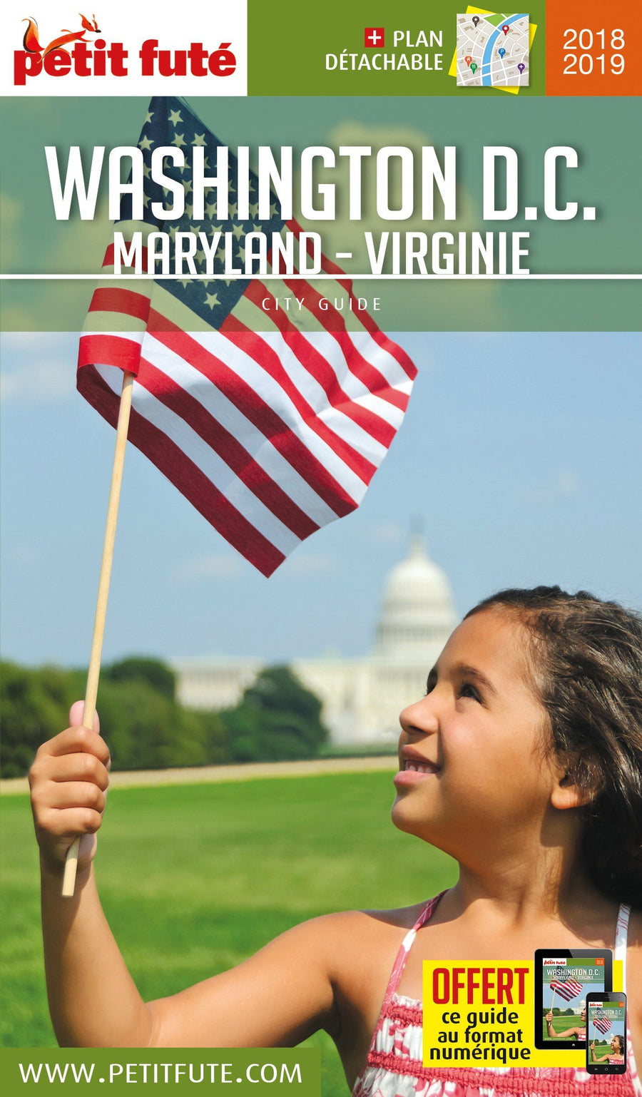 Guide de voyage - Washington DC, Virginie, Maryland + plan | Petit Futé guide de voyage Petit Futé 