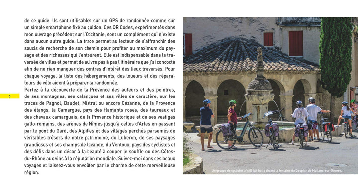 Guide de voyages à vélo et vélo électrique - Provence | Glénat guide vélo Glénat 