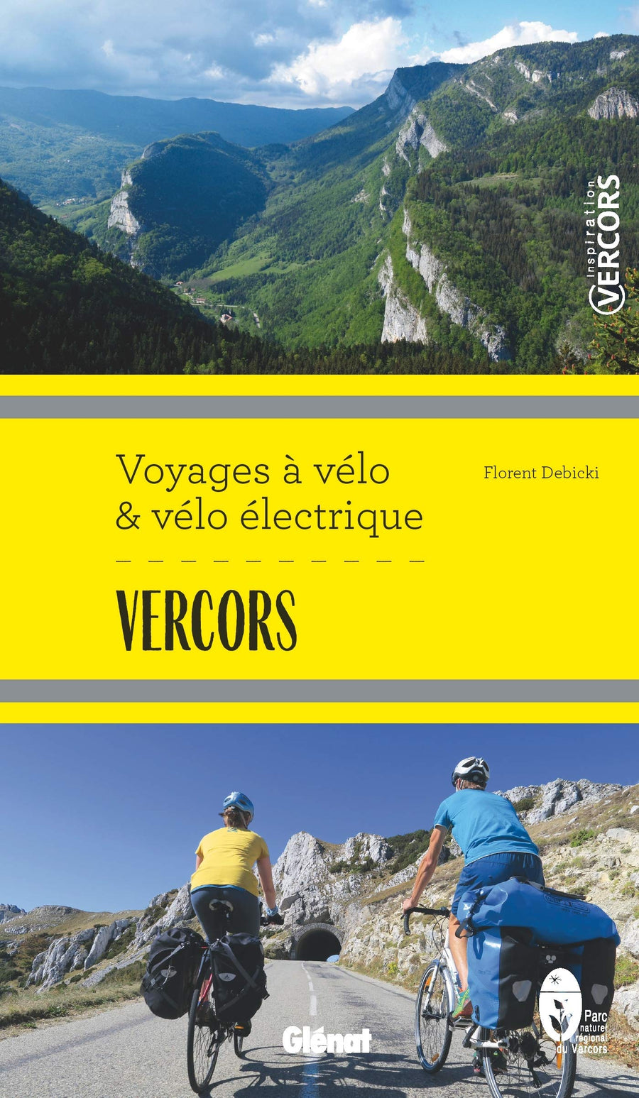 Guide de voyages à vélo et vélo électrique - Vercors | Glénat guide vélo Glénat 