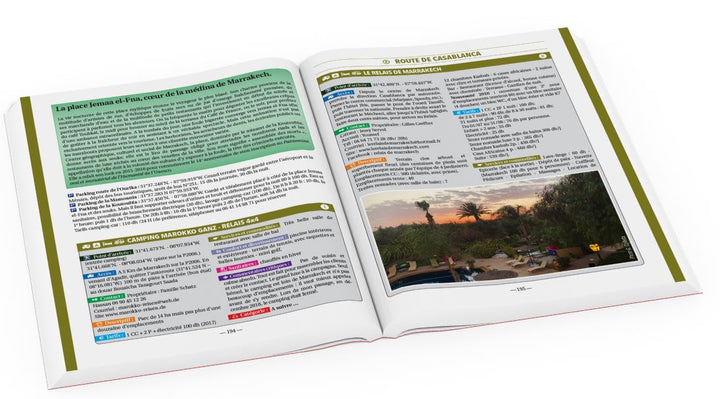 Guide des Campings du Maroc - Edition 2020/21 | Gandini guide de voyage Extrem'Sud - Guides Gandini 