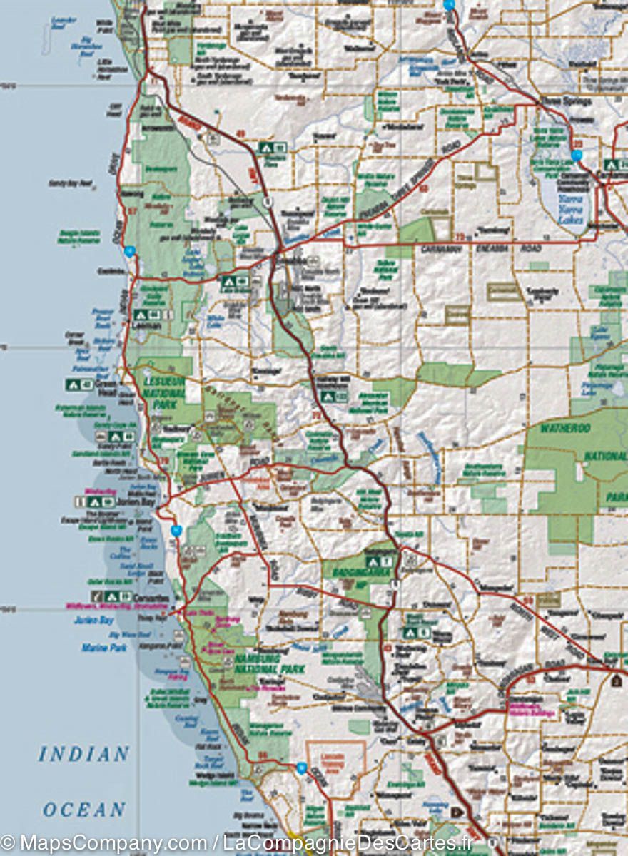 Guide des escapades en camping - Perth & le Sud-Ouest (Australie) | Hema Maps - La Compagnie des Cartes