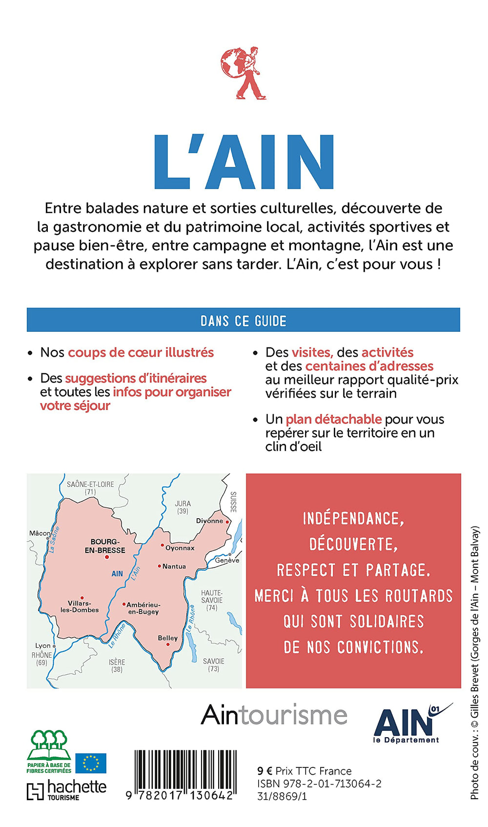 Guide du Routard - Ain | Hachette guide de voyage Hachette 