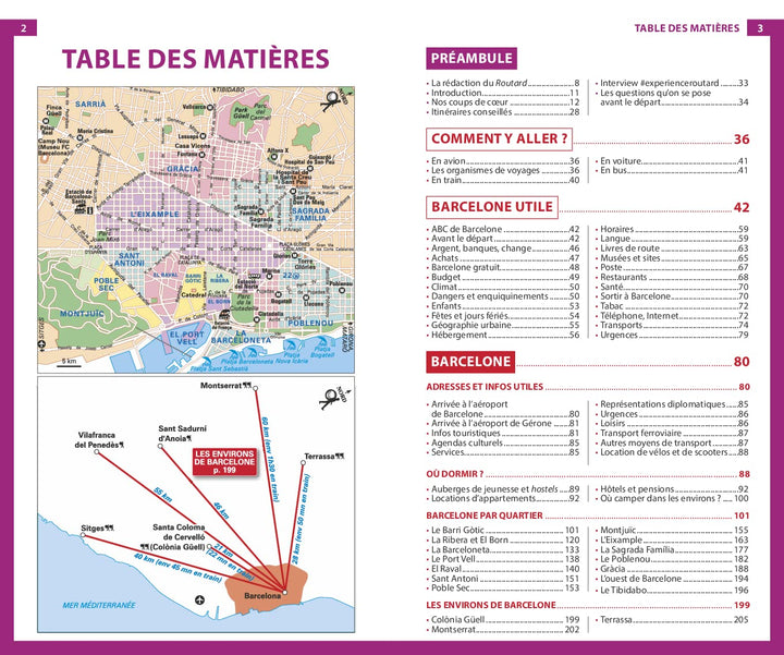 Guide du Routard - Barcelone & environs 2022/23 + plan | Hachette guide de voyage Hachette 