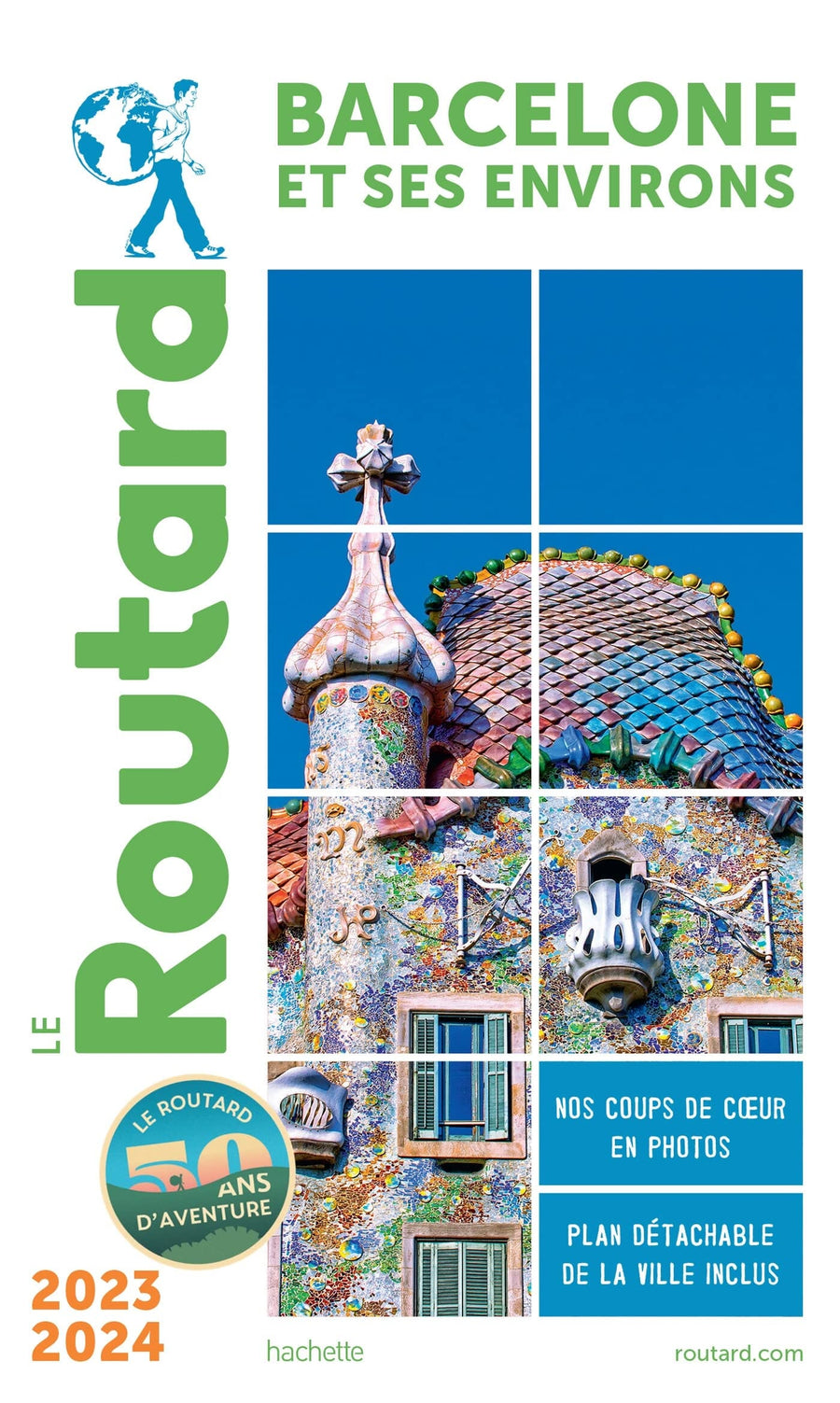 Guide du Routard - Barcelone & environs 2023/24 + plan | Hachette guide petit format Hachette 