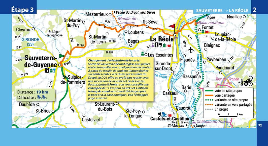 Guide du Routard - Canal des deux mers à vélo, de l'Atlantique à la N| Hachette guide de voyage Hachette 