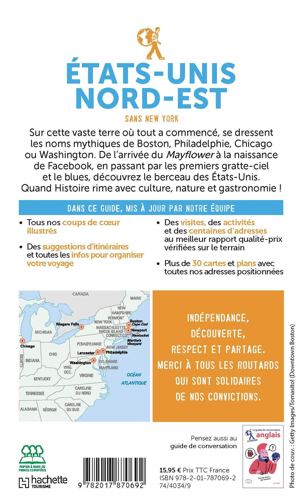 Guide du Routard - Etats Unis nord-est (sans New York) 2021/22 | Hachette guide de voyage Hachette 