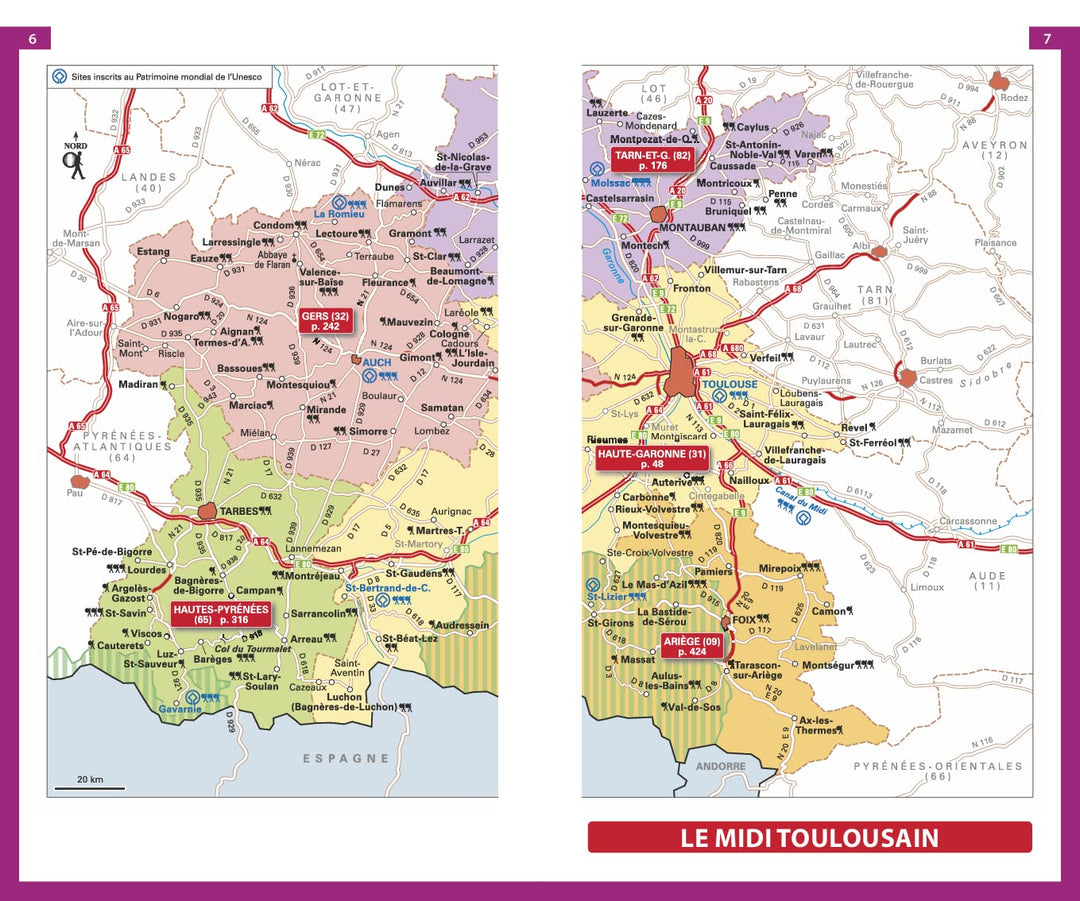 Guide du Routard - Midi Toulousain, Pyrénées, Gascogne 2022/23 | Hachette guide de voyage Hachette 