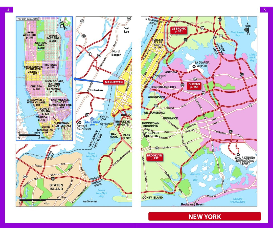 Guide du Routard - New York 2023/24 : Manhattan, Brooklyn, Queens, Bronx + carte | Hachette guide de voyage Hachette 