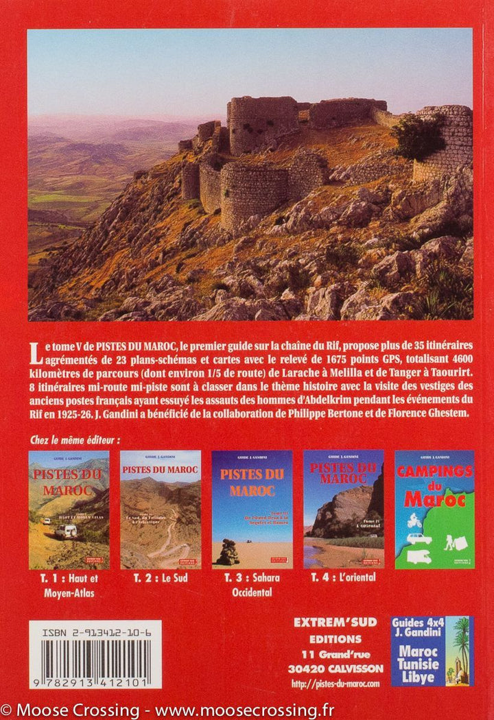 Guide Gandini des pistes de la chaîne du Rif (Maroc) - Tome 5 - La Compagnie des Cartes