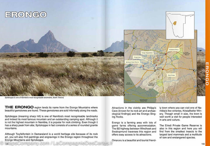 Guide pratique de la Namibie en autonomie (en anglais) | Tracks4Africa - La Compagnie des Cartes