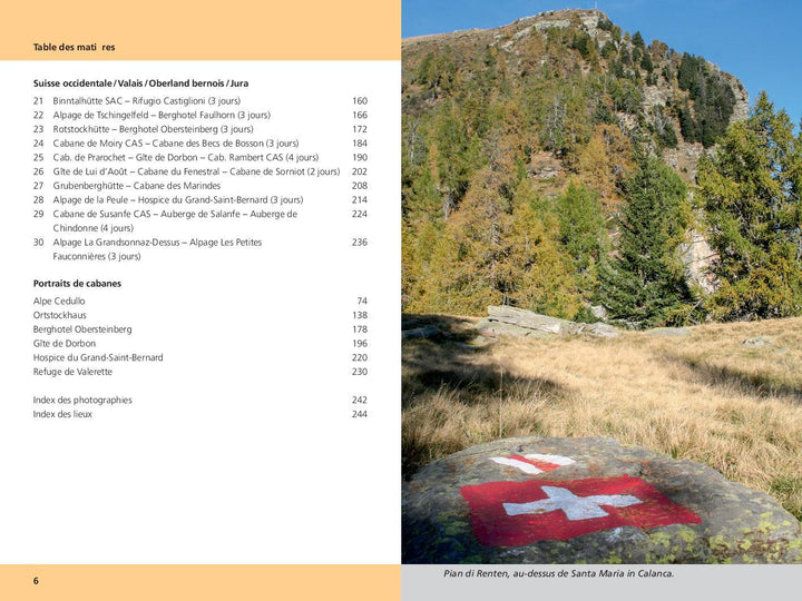 Guide - Randonnées en montagne de cabane en cabane | SAC - Club Alpin Suisse guide de randonnée SAC - Club Alpin Suisse 