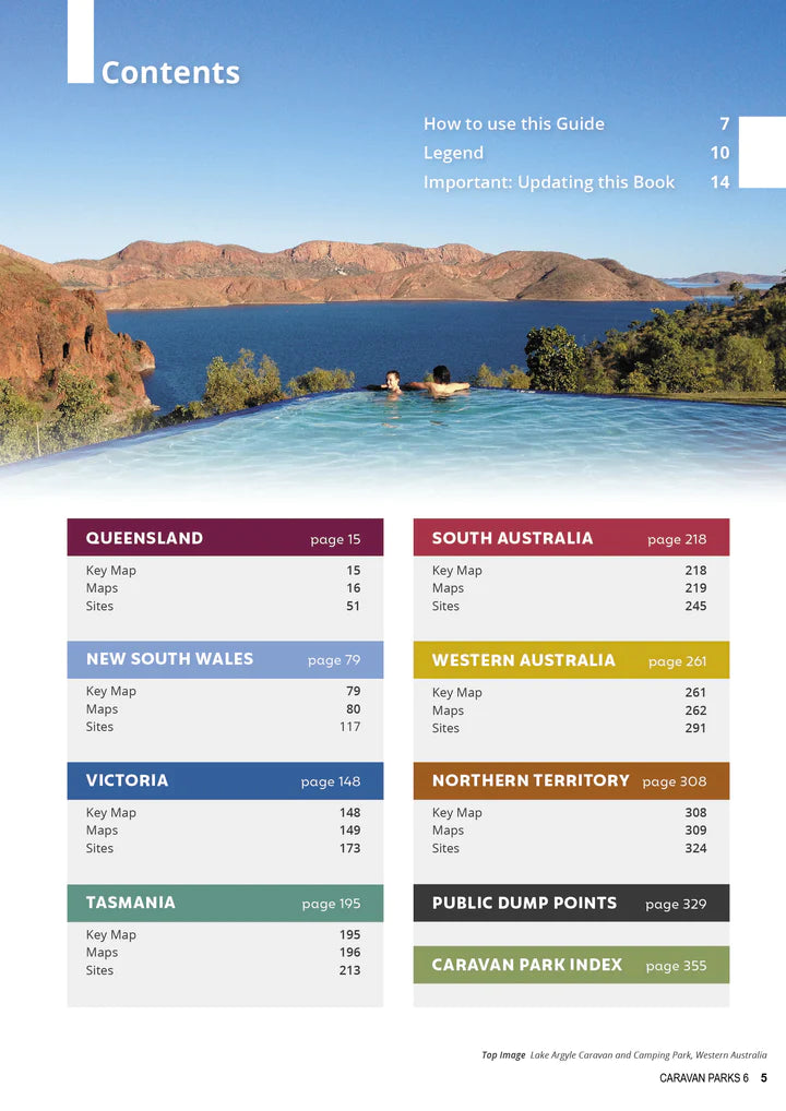 Guide spécial camping-car (à spirales) - Caravan Parks Australia Wide | Hema Maps atlas Hema Maps 