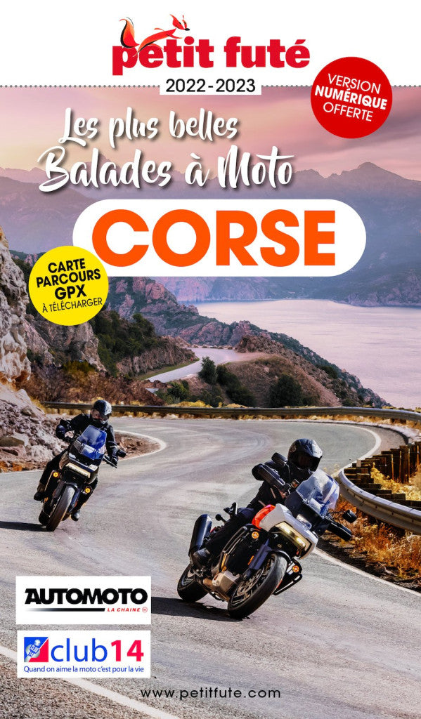 Guide touristique - Corse à moto, les plus belles balades 2022/23 | Petit Futé guide de voyage Petit Futé 