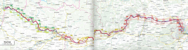 Guide vélo (en anglais) - Danube Bike Trail 2, Passau to Vienna | Bikeline guide vélo Bikeline 