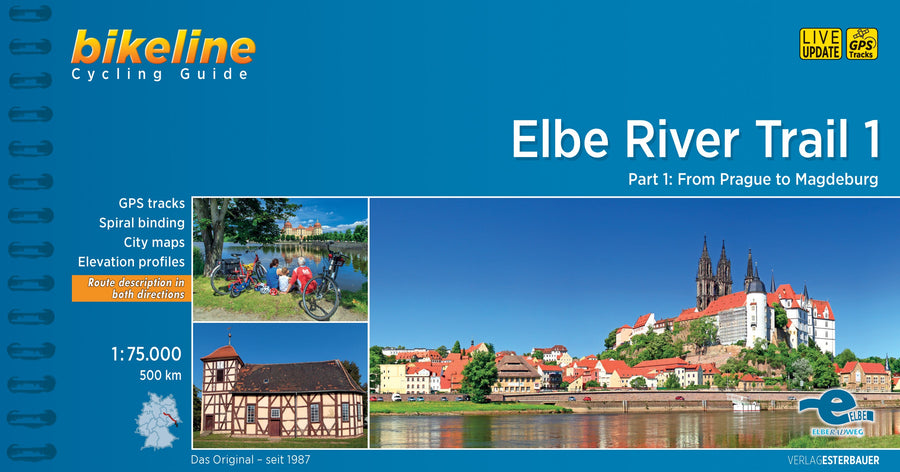 Guide vélo (en anglais) - Elbe River Trail 1, From Prague to Magdeburg | Bikeline guide de voyage Bikeline 