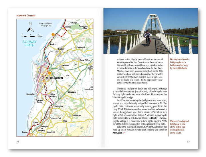 Guide vélo (en anglais) - Hadrian's Cycleway - Ravenglass to South Shields (Angleterre) | Cicerone guide vélo Cicerone 