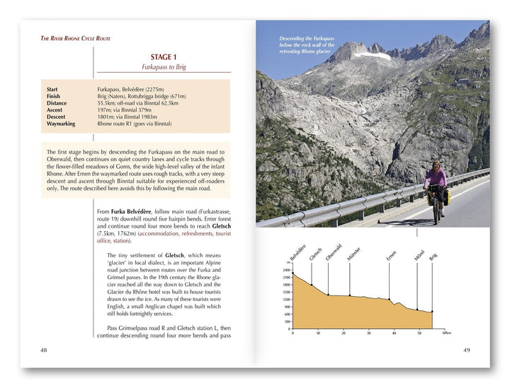 Guide vélo (en anglais) - River Rhone Cycle Route, From the Alps to the Mediterranean | Cicerone guide petit format Cicerone 