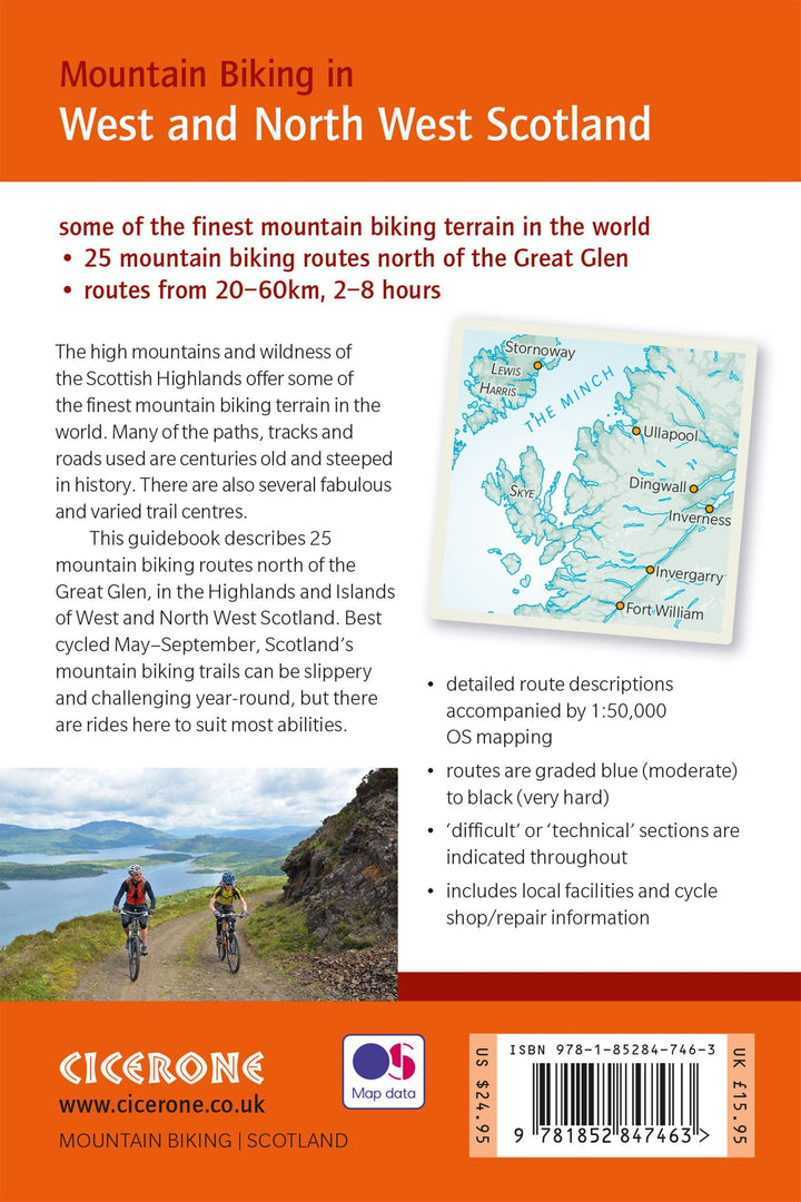 Guide vélo (en anglais) - West & North West Scotland mountain biking | Cicerone guide vélo Cicerone 