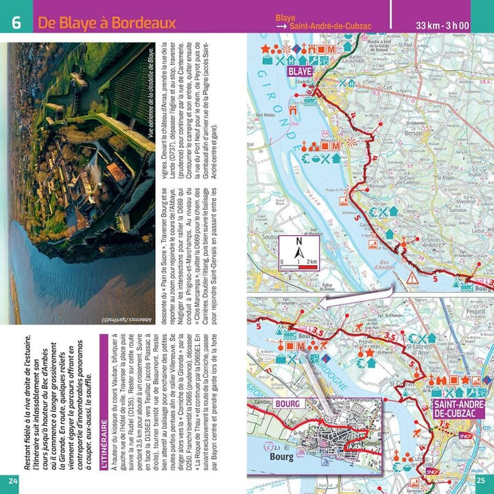 Guide vélo - Le Canal des 2 mers, de l'Atlantique à la Méditerranée | Chamina guide petit format Chamina 
