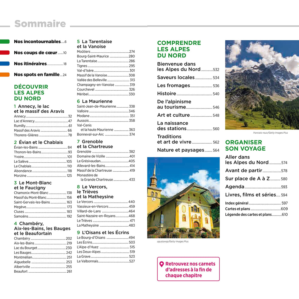 Guide Vert - Alpes du Nord : Savoie, Mont-Blanc, Dauphiné - Édition 2023 | Michelin guide de voyage Michelin 