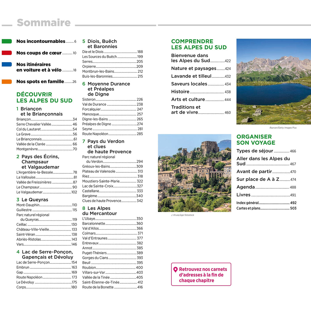 Guide Vert - Alpes du Sud : Hautes-Alpes, Alpes-de-Haute-Provence - Édition 2023 | Michelin guide de voyage Michelin 
