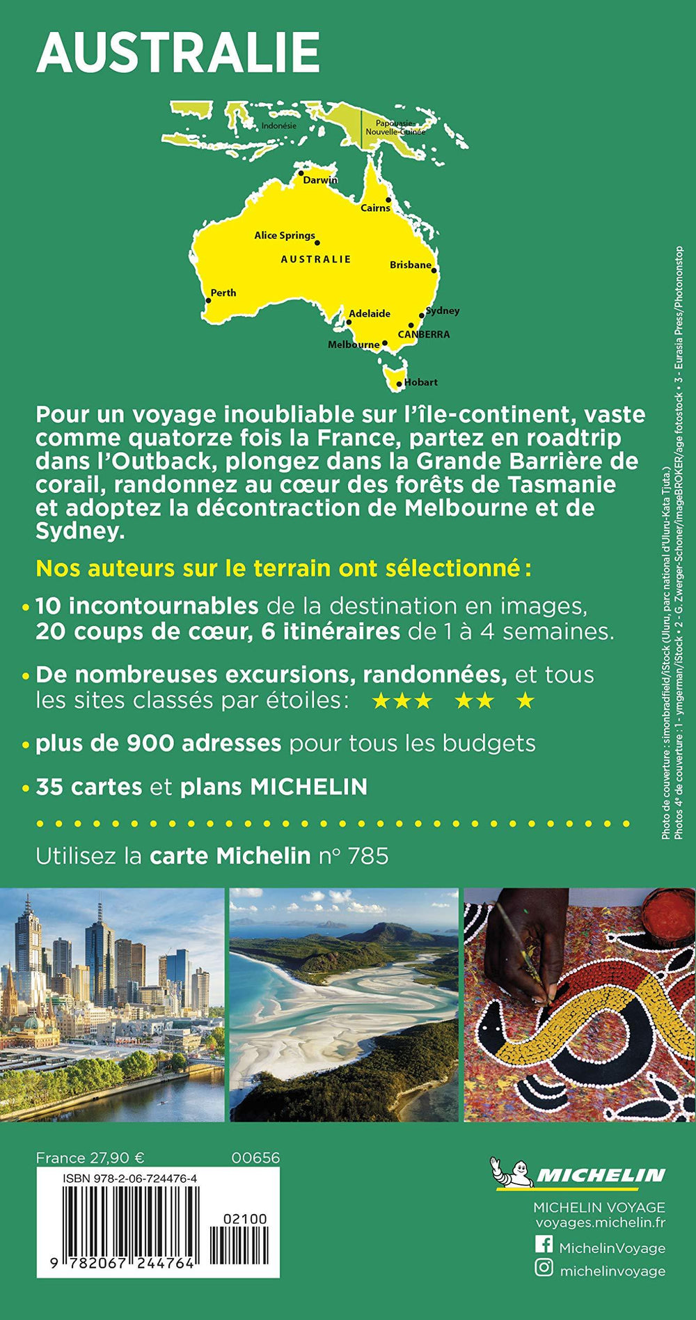 Guide Vert - Australie - Édition 2020 | Michelin guide de voyage Michelin 