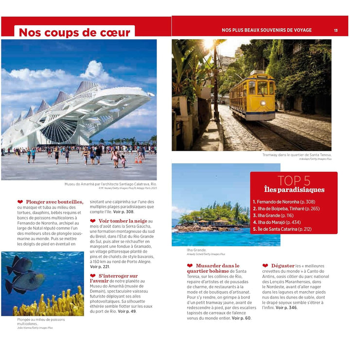Guide Vert - Brésil - Édition 2023 | Michelin guide de voyage Michelin 