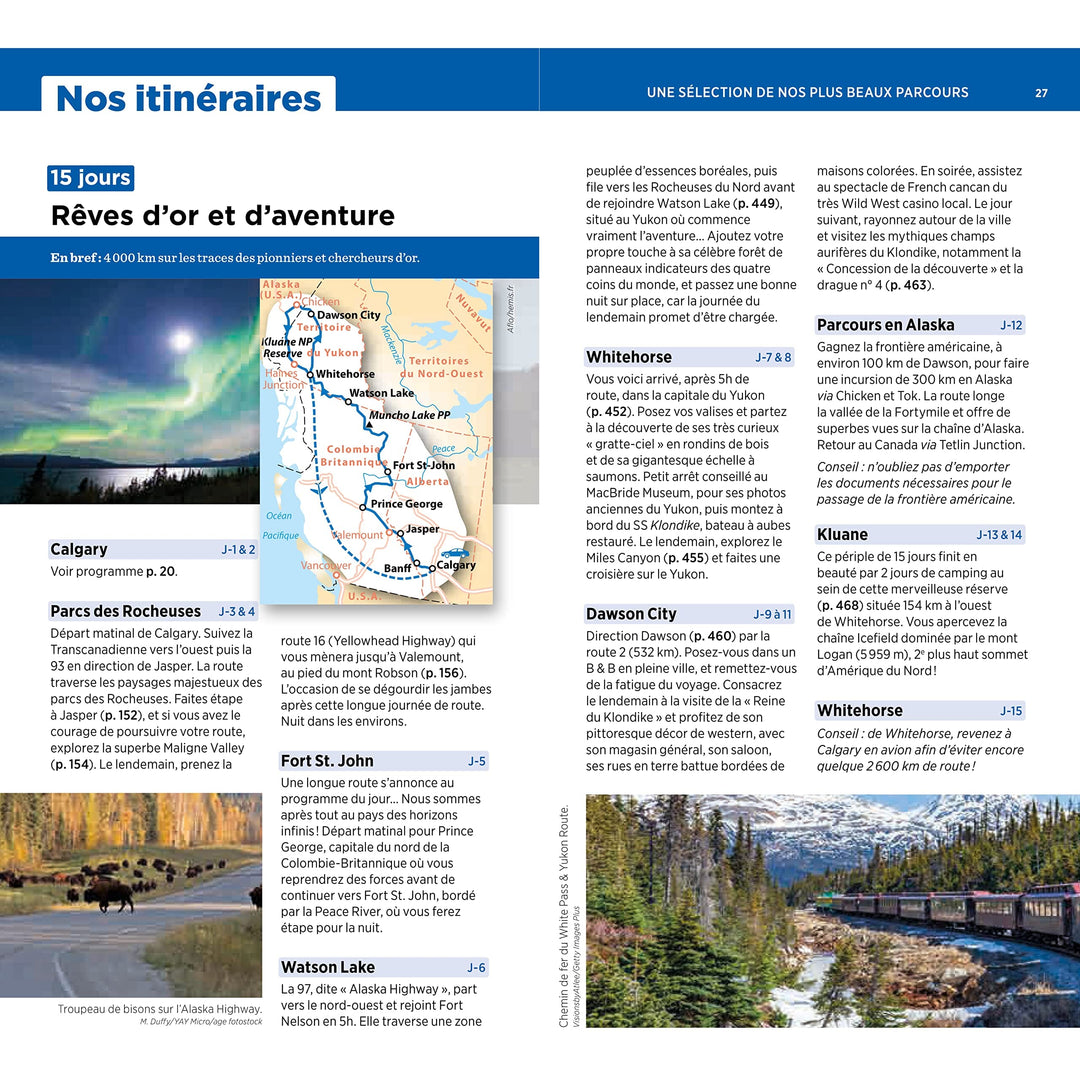 Guide Vert - Canada Ouest, de Montréal à Vancouver, du Yukon au Nunavut - Édition 2023 | Michelin guide de voyage Michelin 