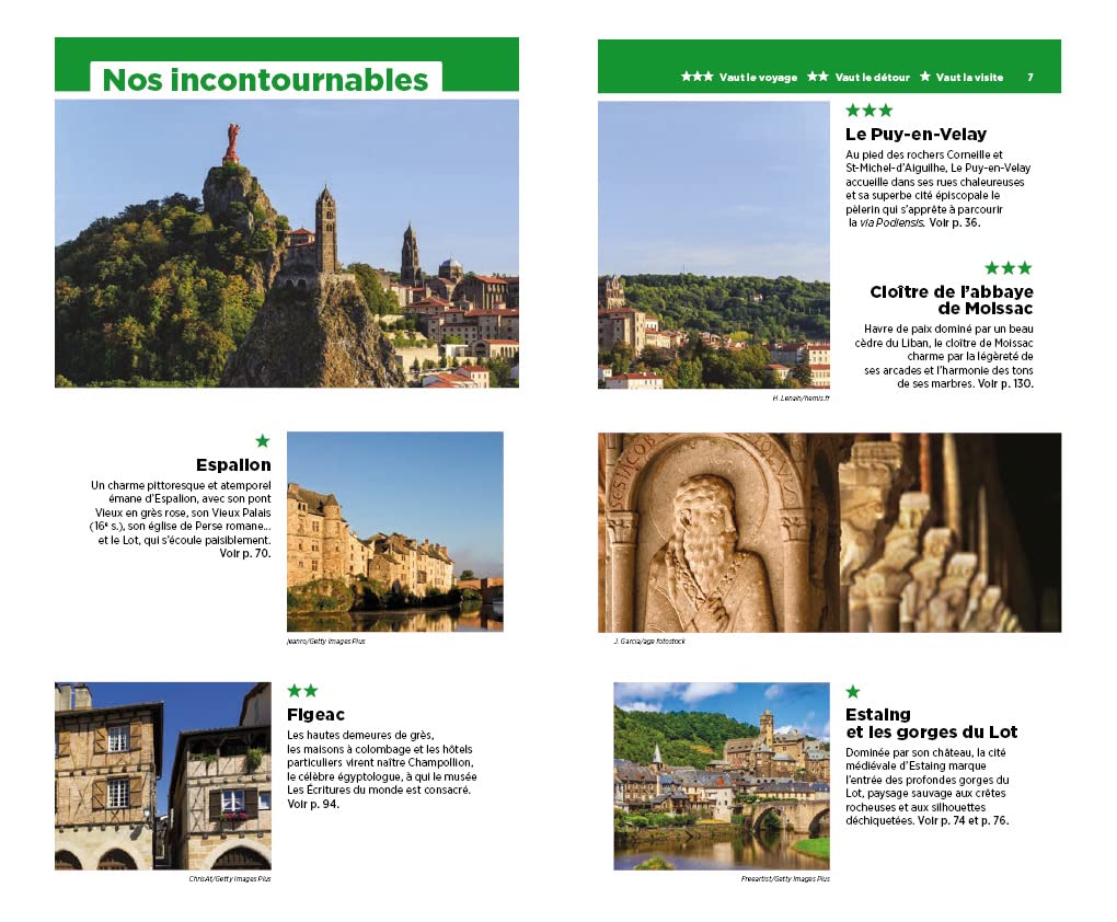 Guide Vert - Chemin de Saint-Jacques-de-Compostelle : Du Puy-en-Velay à saint-Jean-Pied-de-Port - Édition 2022 | Michelin guide de voyage Michelin 