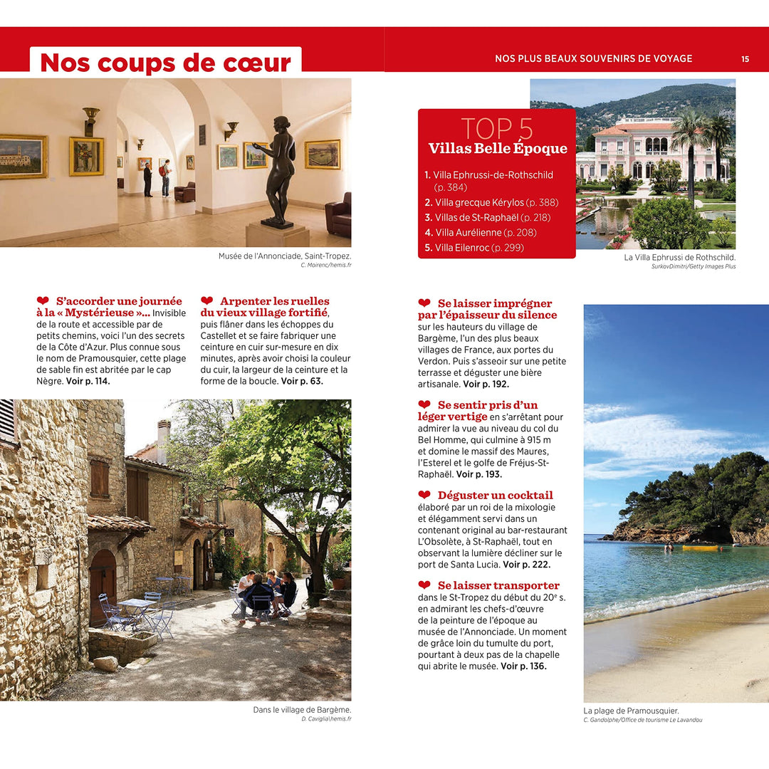 Guide Vert - Côte d'Azur : Var, Alpes-Maritimes, Monaco - Édition 2023 | Michelin guide de voyage Michelin 