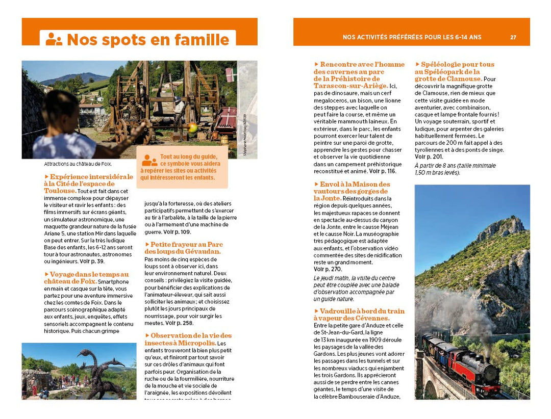 Guide Vert - Grands sites d'Occitanie, Sud de France | Michelin guide de voyage Michelin 