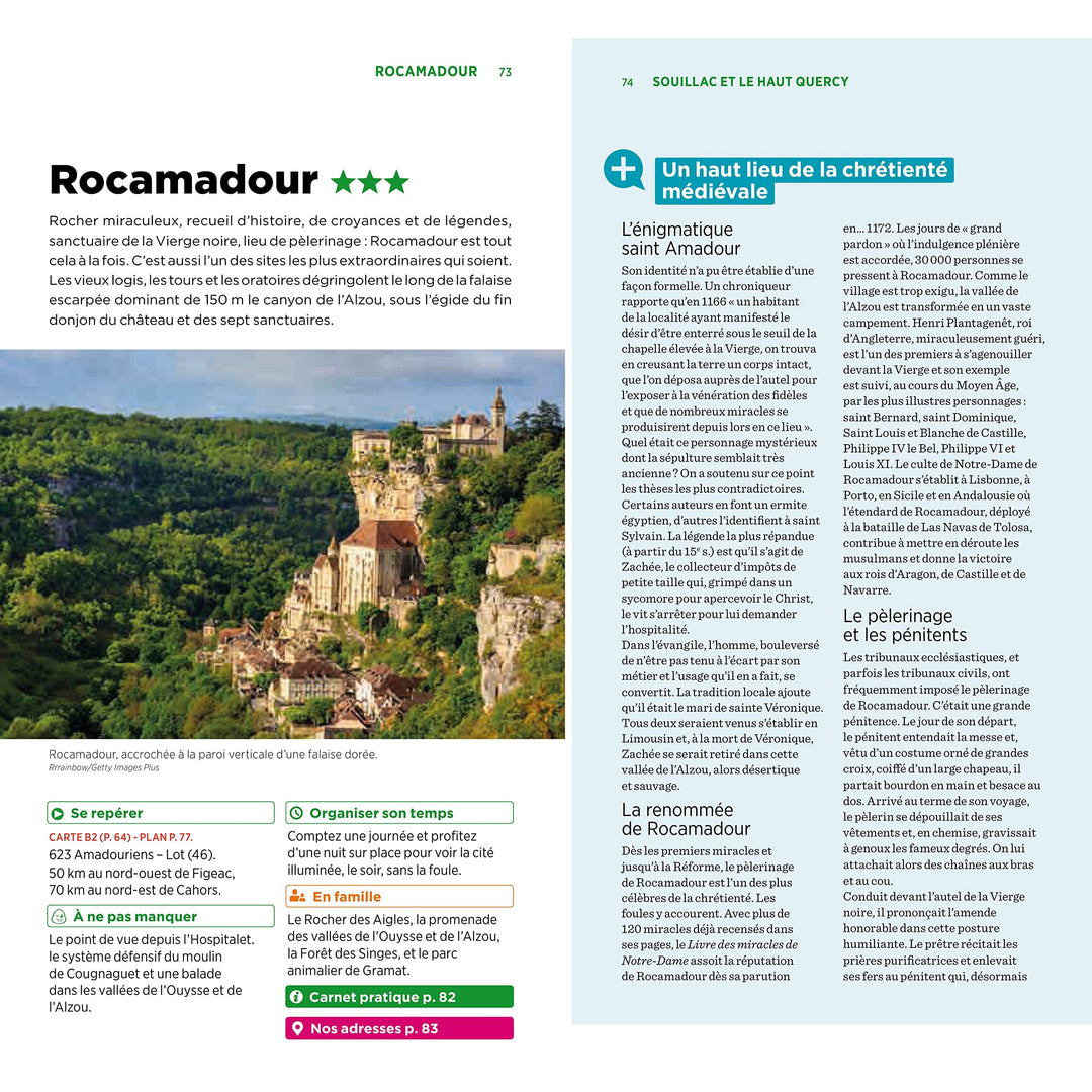 Guide Vert - Lot, Aveyron, Vallée du Tarn - Édition 2023 | Michelin guide de voyage Michelin 