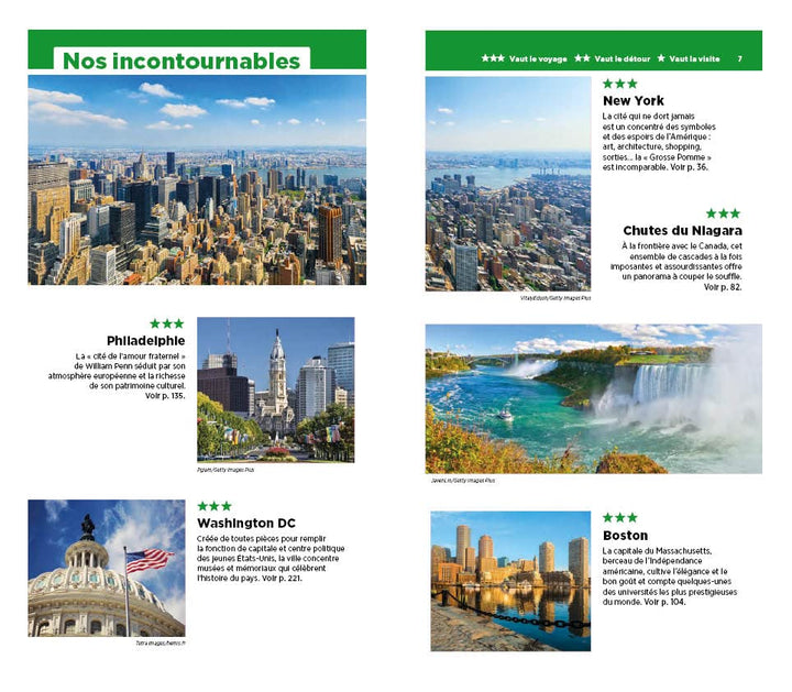 Guide Vert - Nord-Est américain - Édition 2022 | Michelin guide de voyage Michelin 