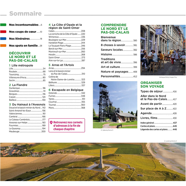 Guide Vert - Nord, Pas-de-Calais - Édition 2023 | Michelin guide de voyage Michelin 