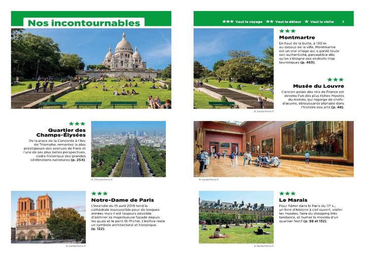 Guide Vert - Paris, 75 idées de promenades - Édition 2022 | Michelin guide de voyage Michelin 