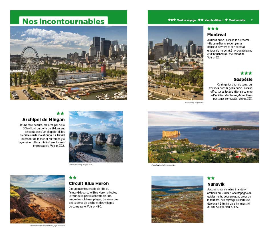 Guide Vert - Québec & Provinces de l'Atlantique - Édition 2022 | Michelin guide de voyage Michelin 