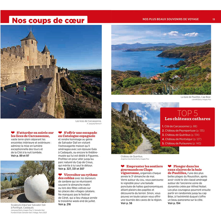 Guide Vert - Roussillon, Aude, Pays Cathare - Édition 2023 | Michelin guide de voyage Michelin 