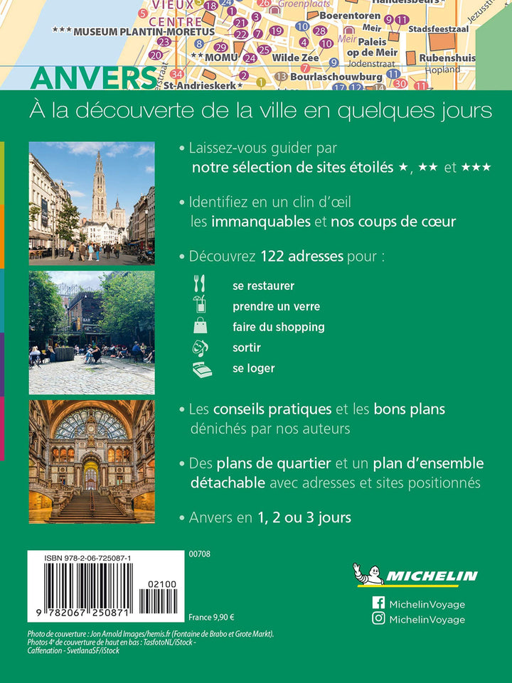 Guide Vert Week & Go - Anvers - Édition 2021 | Michelin guide de voyage Michelin 
