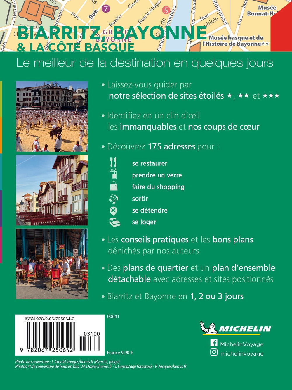 Guide Vert Week & GO - Biarritz, Bayonne et la côte basque - Édition 2021 | Michelin guide de voyage Michelin 
