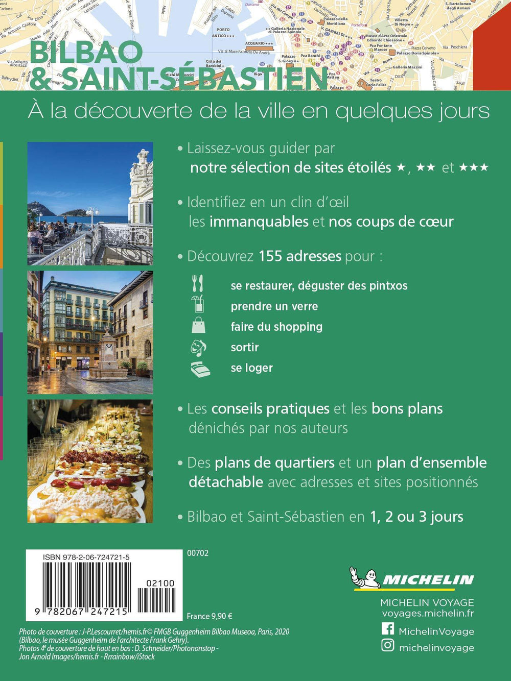 Guide Vert Week & GO - Bilbao & Saint & Sébastien - Édition 2021 | Michelin guide de voyage Michelin 