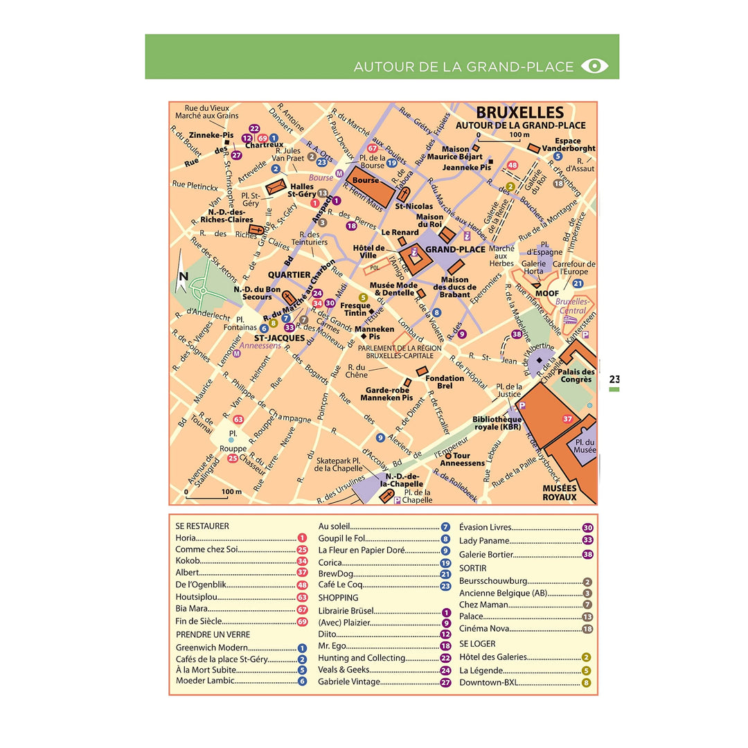 Guide Vert Week & GO - Bruxelles + plan | Michelin guide de conversation Michelin 