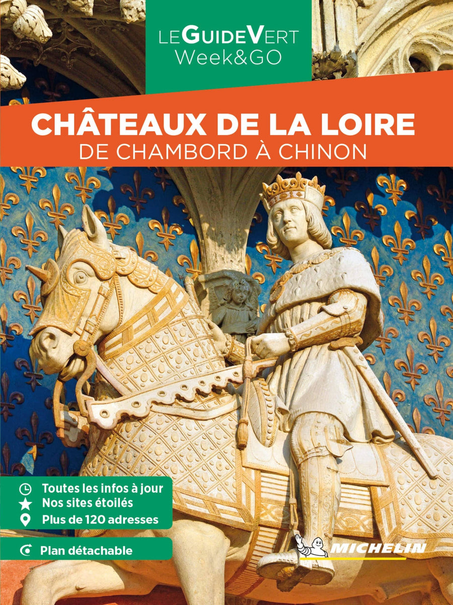 Guide Vert Week & GO - Château de la Loire : De Chambord à Chinon - Édition 2023 | Michelin guide petit format Michelin 