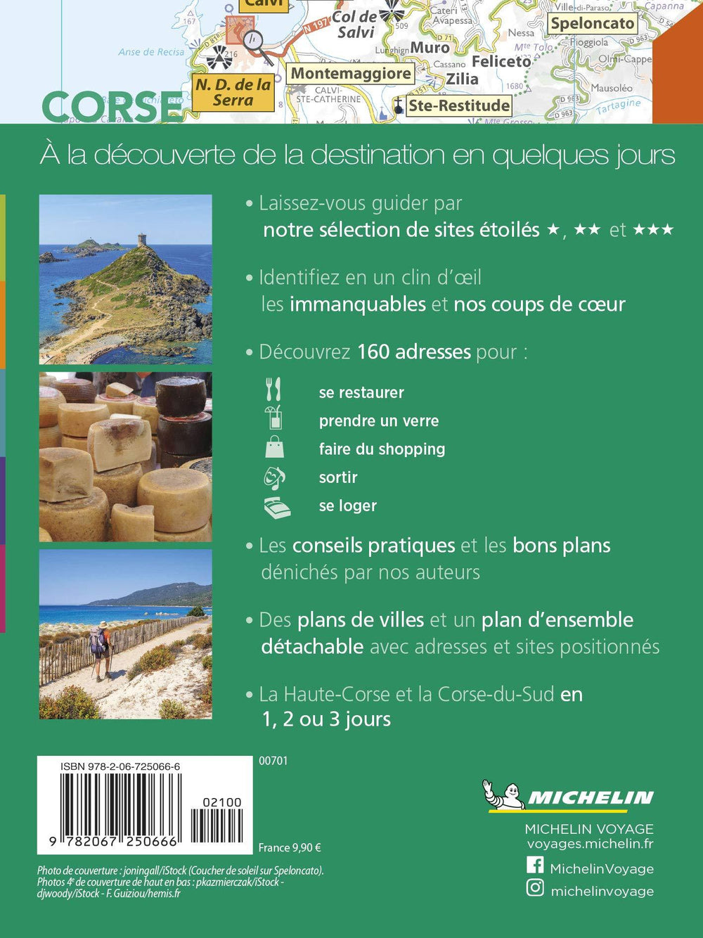 Guide Vert Week & Go - Corse - Édition 2021 | Michelin guide de voyage Michelin 