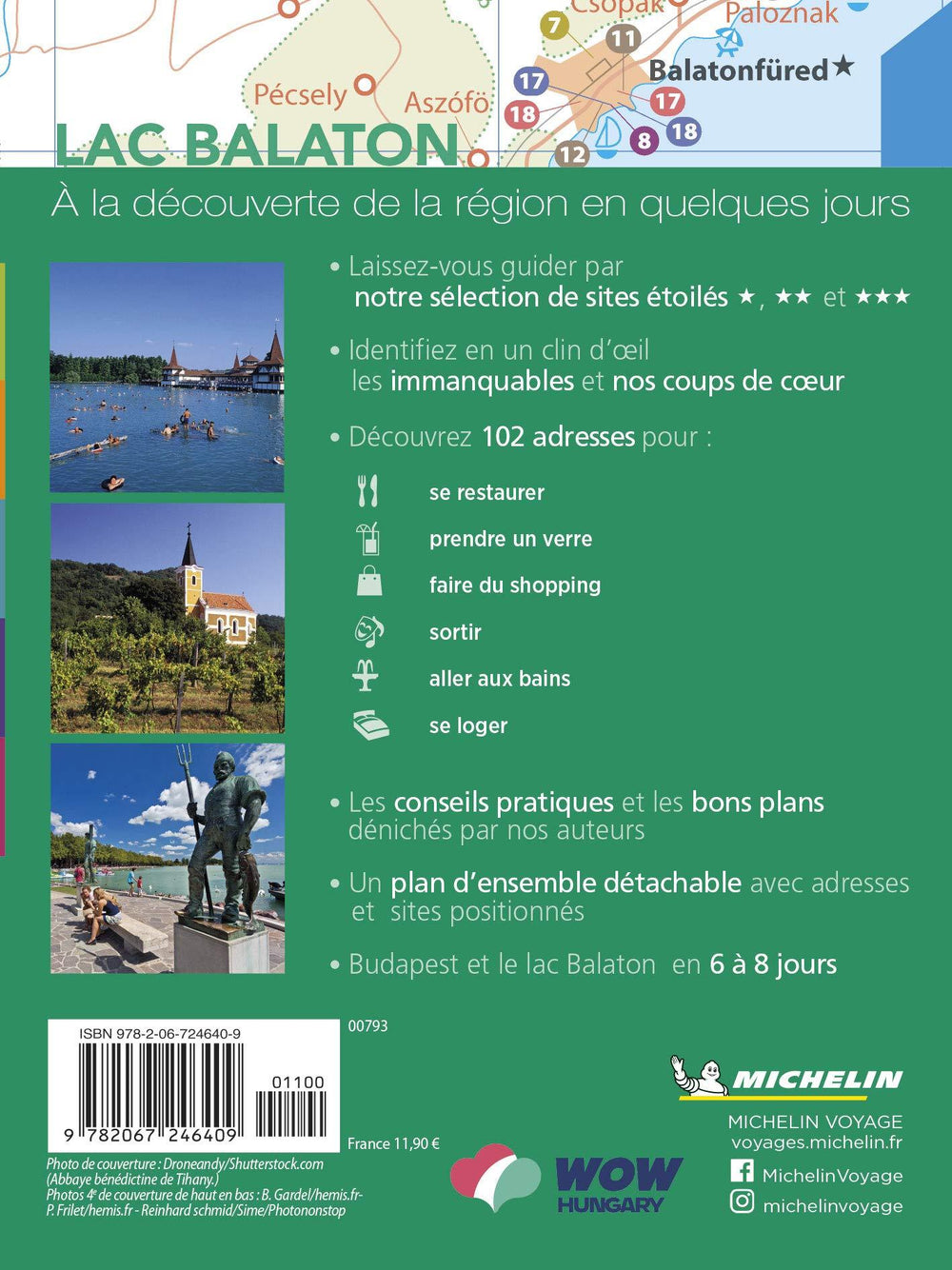 Guide Vert Week & GO - Lac Balaton - Édition 2020 | Michelin guide de voyage Michelin 